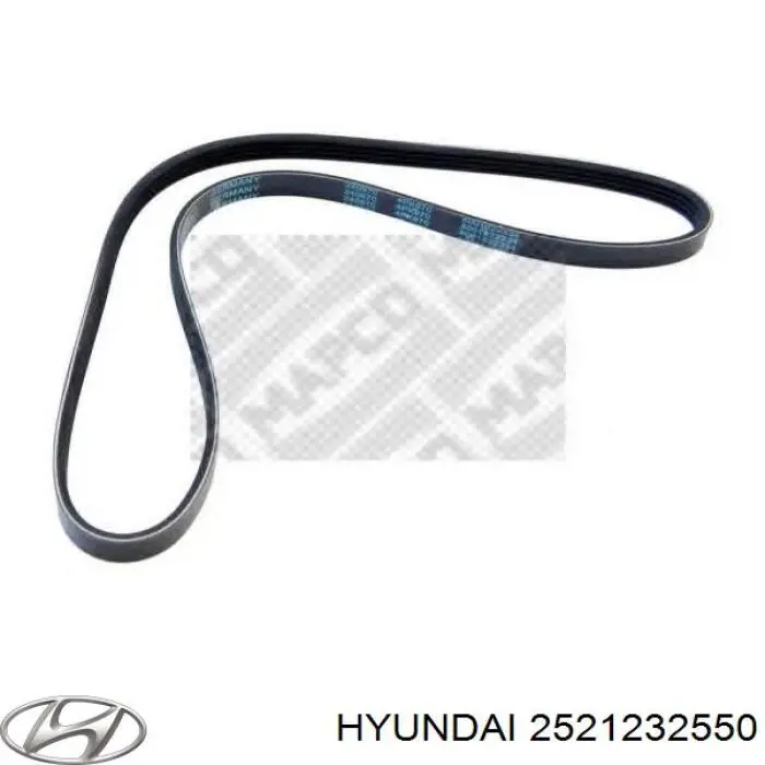 2521232550 Hyundai/Kia correa trapezoidal