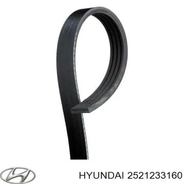 2521233160 Hyundai/Kia correa trapezoidal