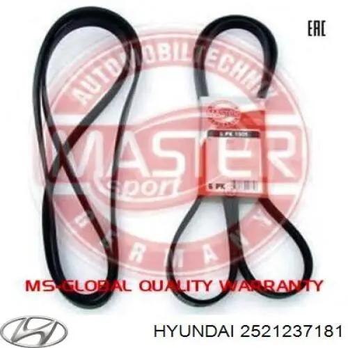 Comprar 2521237181 Hyundai/Kia Correa trapezoidal
