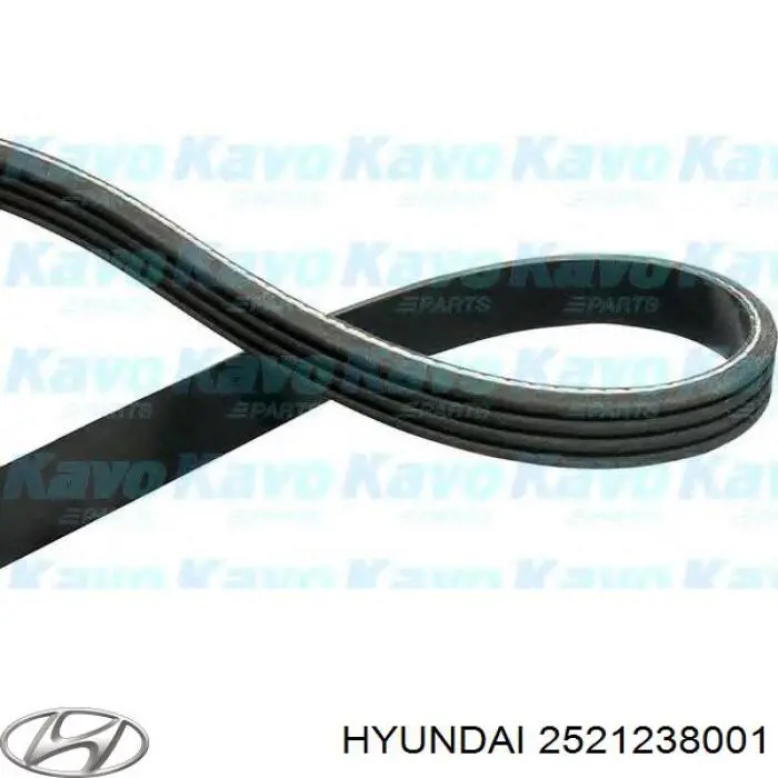 Correa de transmisión trapezoidal Hyundai/Kia 2521238001 precio, desde 6,85 EUR