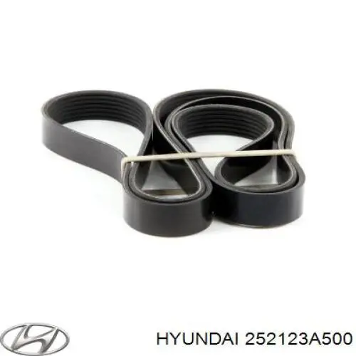 Correa de alternador 252123A500 Hyundai/Kia