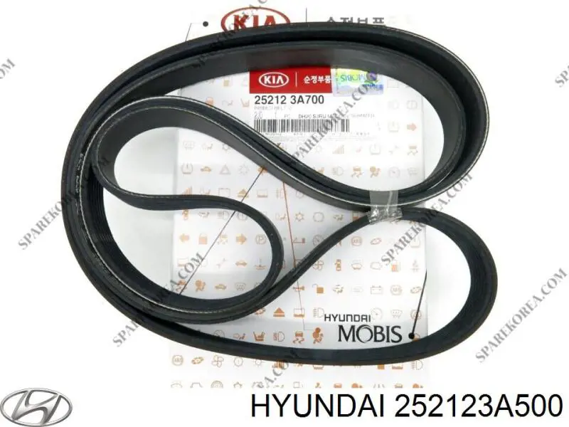 252123A500 Hyundai/Kia correa trapezoidal