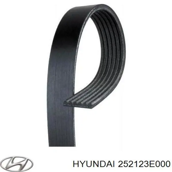 252123E000 Hyundai/Kia correa trapezoidal