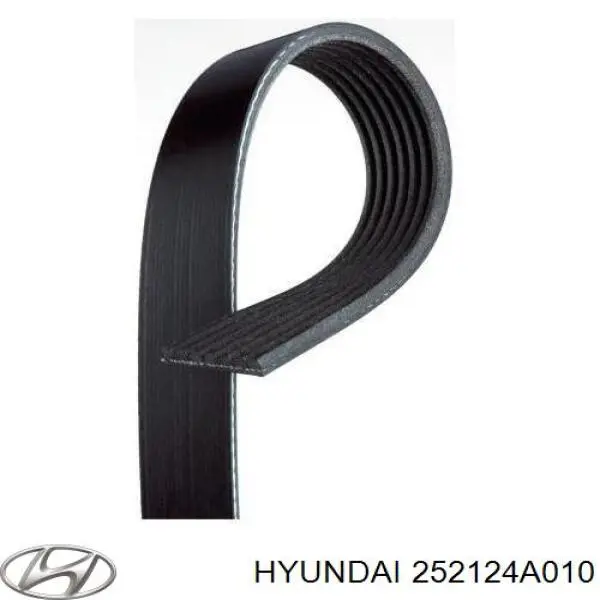 252124A010 Hyundai/Kia correa trapezoidal