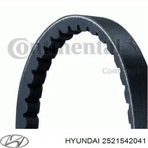 Correa de transmisión trapezoidal Hyundai/Kia 2521542041 precio, desde 5,93 EUR