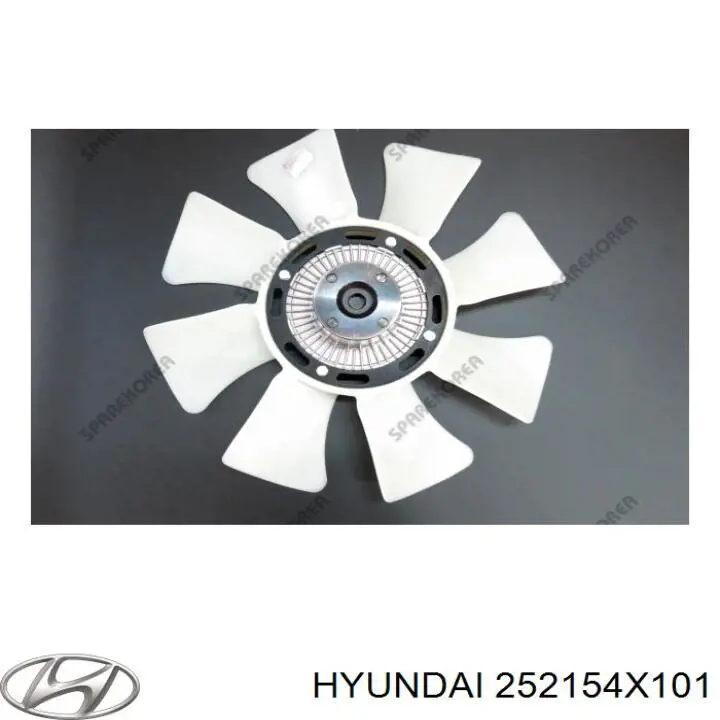 Comprar 252154X101 Hyundai/Kia Embrague viscoso de ventilador