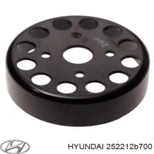 Polea, bomba de agua HYUNDAI 252212B700