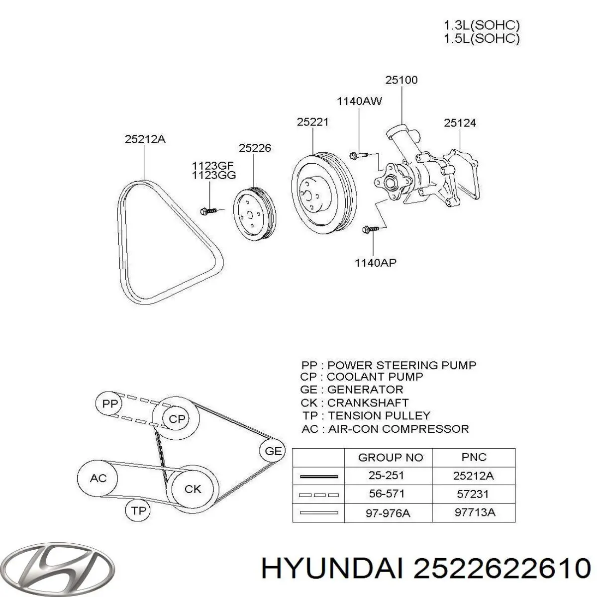 2522622610 Hyundai/Kia