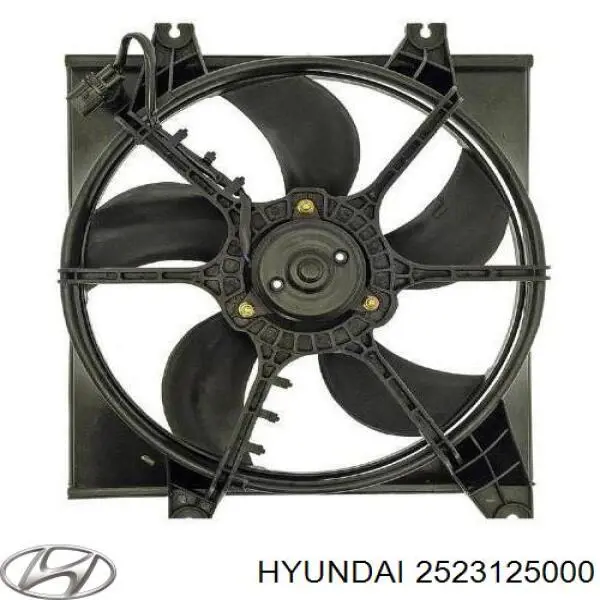 Rodete ventilador, refrigeración de motor para Hyundai Accent 