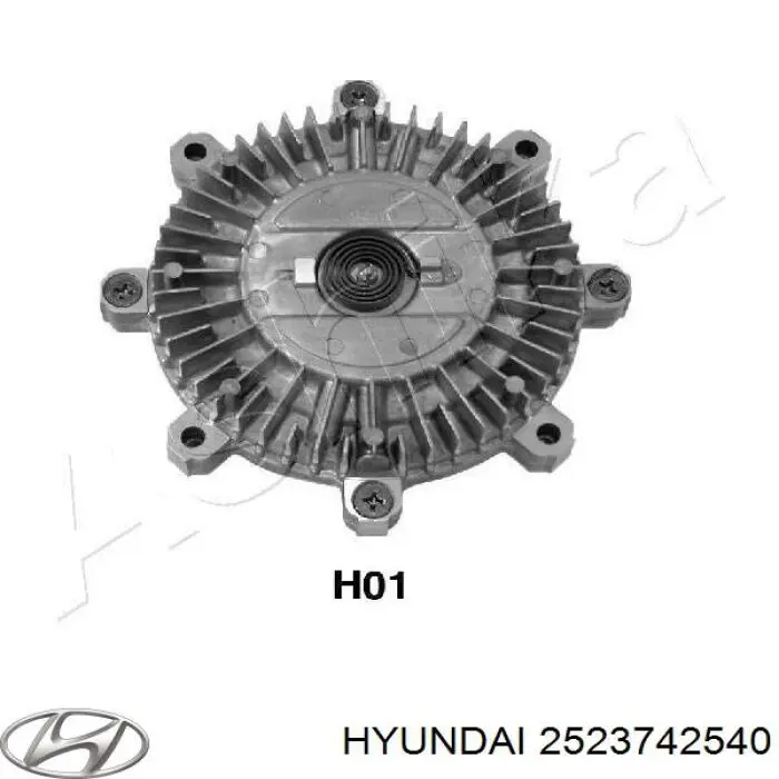 2523742540 Hyundai/Kia embrague, ventilador del radiador