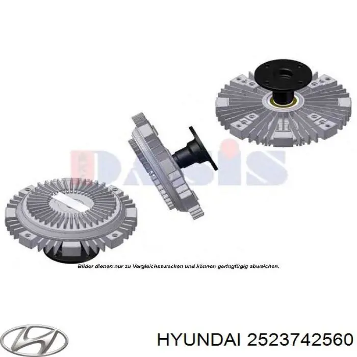 Comprar 2523742560 Hyundai/Kia Embrague viscoso de ventilador