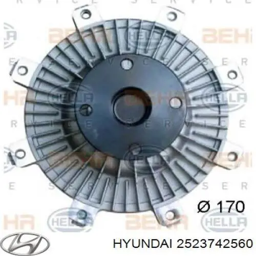 Embrague, ventilador de refrigeración Hyundai/Kia 2523742560 precio, desde 68,21 EUR