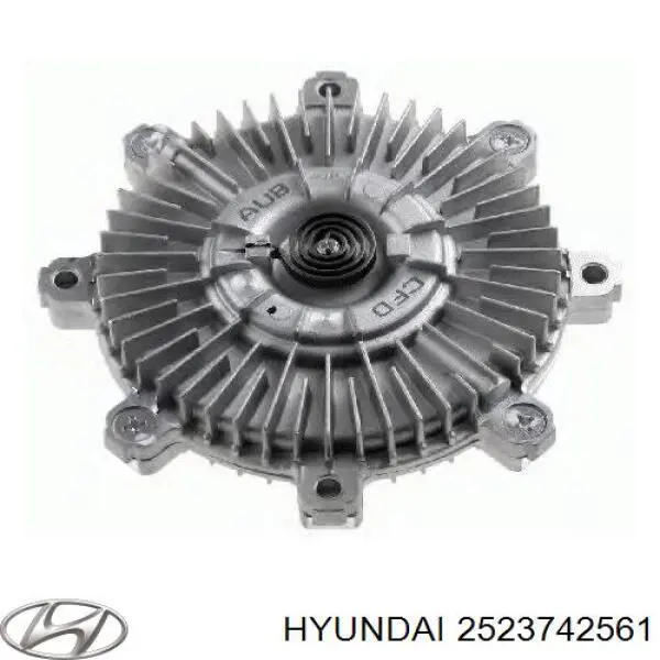2523742561 Hyundai/Kia embrague, ventilador del radiador