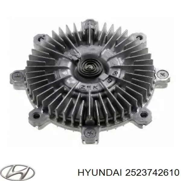 Embrague viscoso de ventilador 2523742610 Hyundai/Kia
