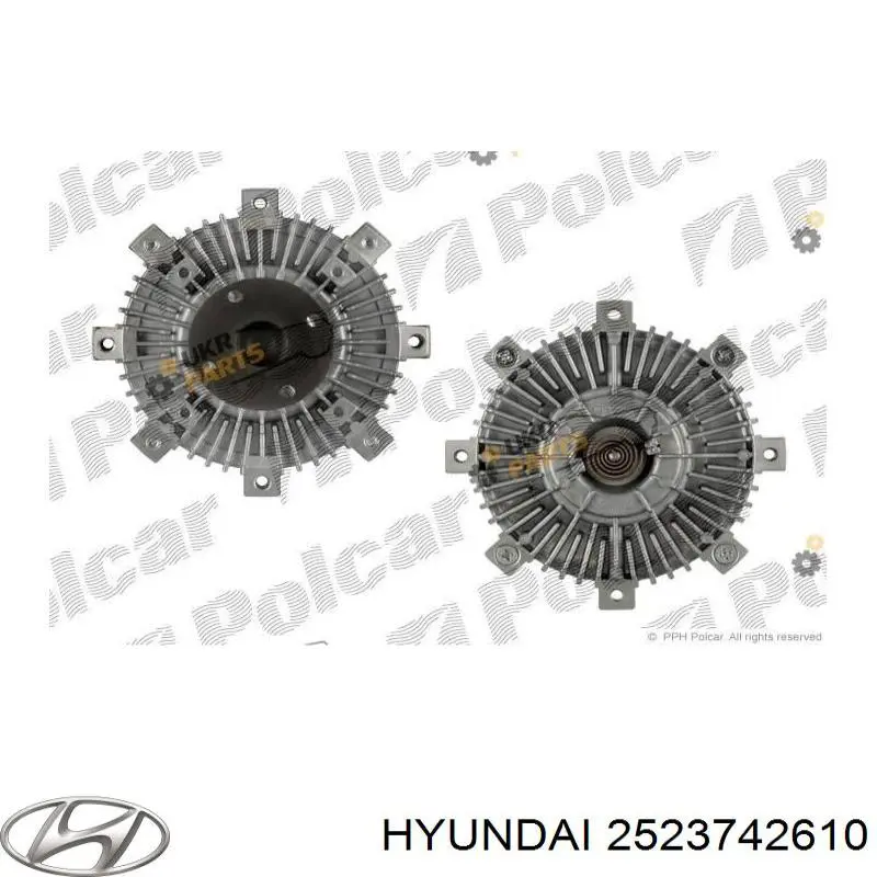 2523742610 Hyundai/Kia Embrague viscoso