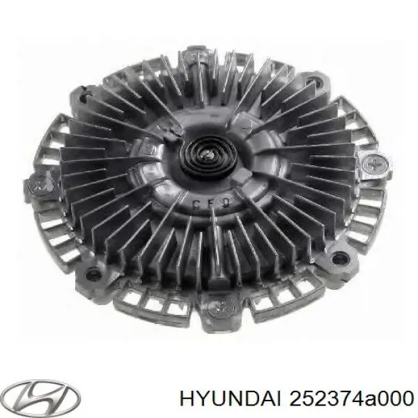 Embrague, ventilador del radiador HYUNDAI 252374A000