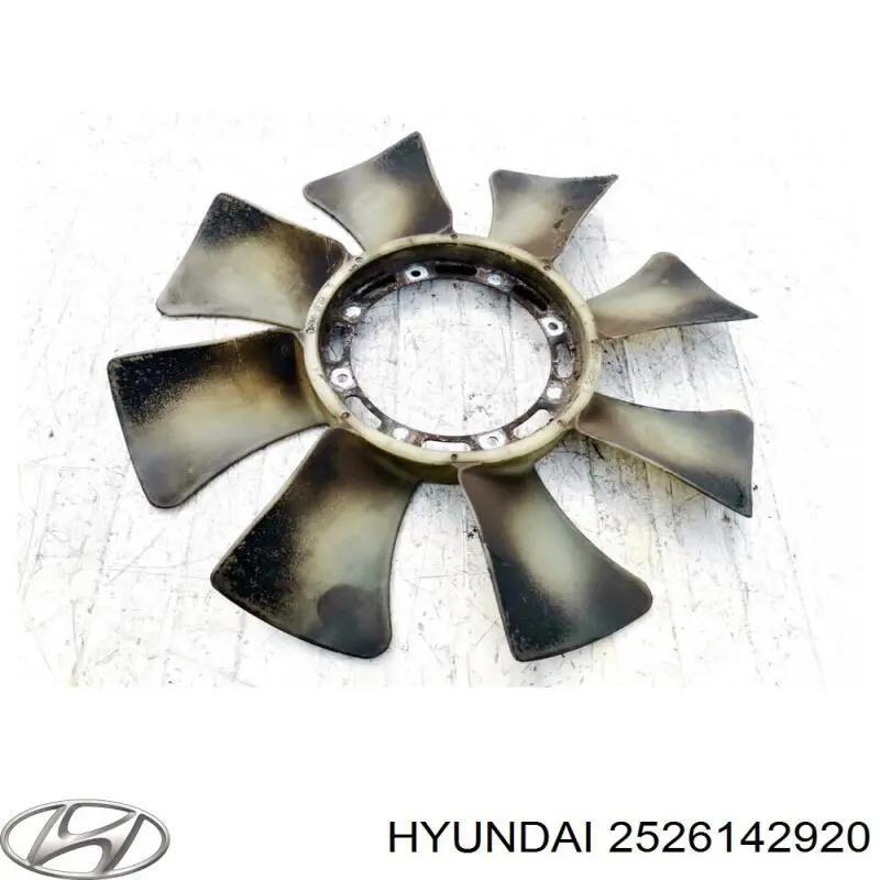 Rodete ventilador, refrigeración de motor para Hyundai H-1 STAREX (TQ)