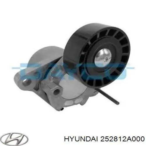 252812A000 Hyundai/Kia tensor de correa, correa poli v