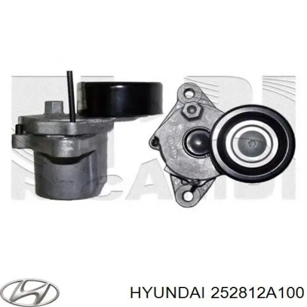 Tensor de correa poli V 252812A100 Hyundai/Kia