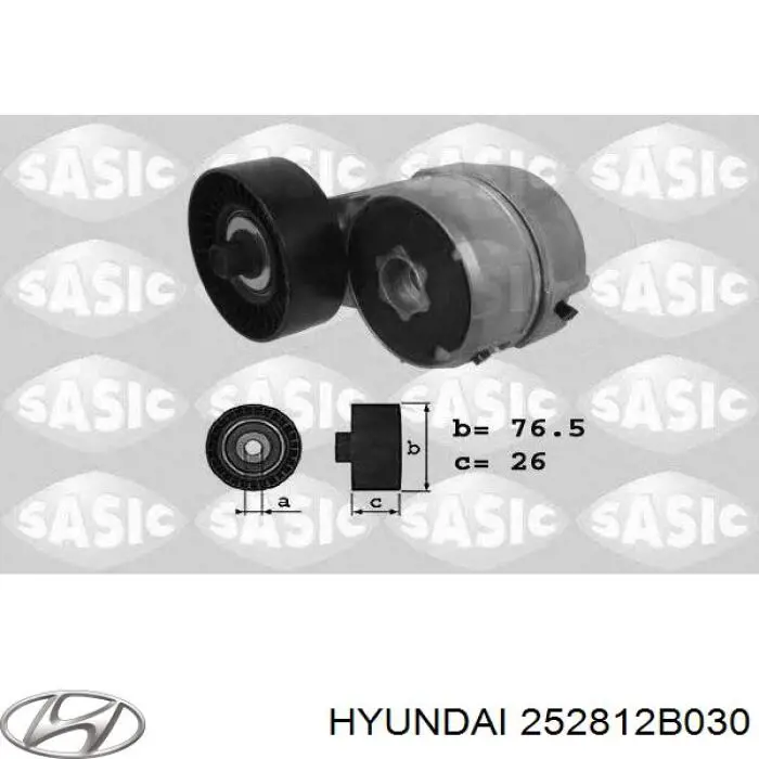 252812B030 Hyundai/Kia Tensor de correa de alternador