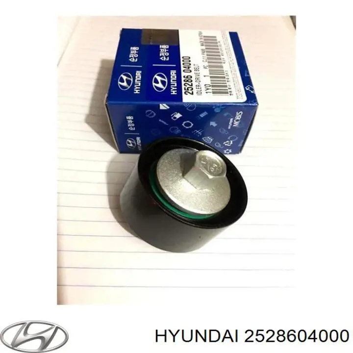 2528604000 Hyundai/Kia rodillo intermedio de correa dentada
