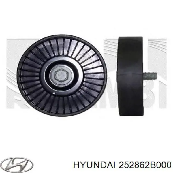 Polea inversión/guía, correa auxiliar servicios Hyundai/Kia 252862B000 precio, desde 16,93 EUR