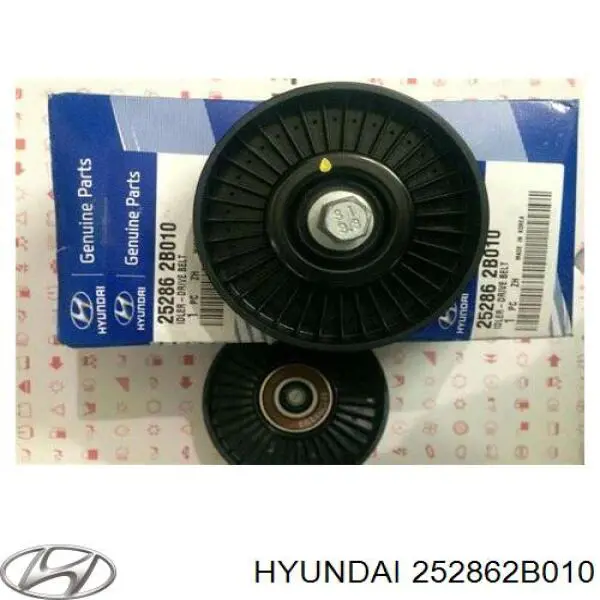 252862B010 Hyundai/Kia polea inversión / guía, correa poli v