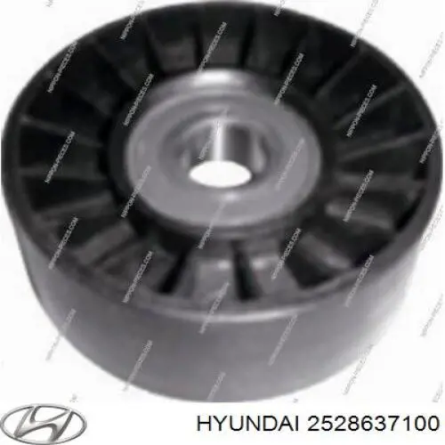 Polea inversión / guía, correa poli V 2528637100 Hyundai/Kia