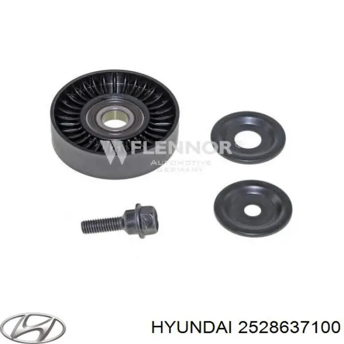 Polea inversión/guía, correa auxiliar servicios Hyundai/Kia 2528637100 precio, desde 14,76 EUR