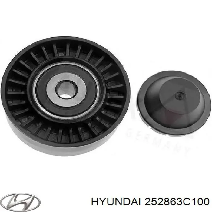 Comprar 252863C100 Hyundai/Kia Polea inversión/guía, correa poli V