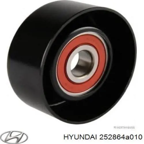 Rodillo, correa trapecial poli V HYUNDAI 252864A010