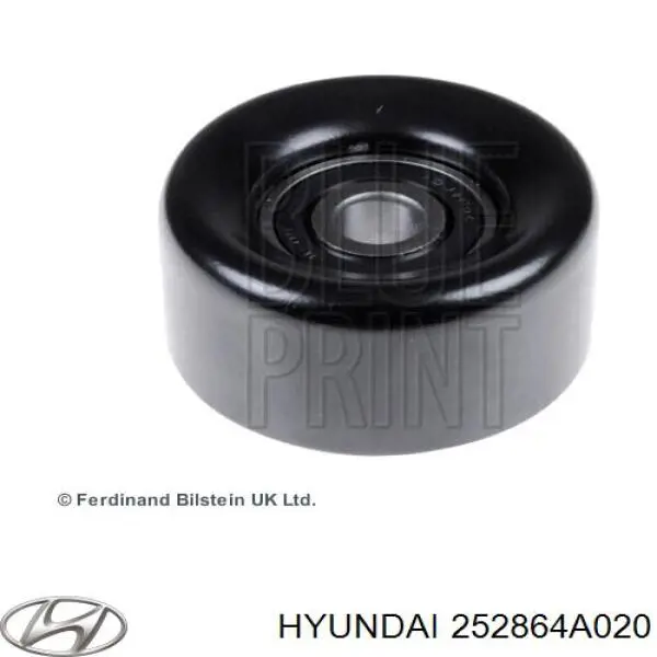 Polea inversión / guía, correa poli V 252864A020 Hyundai/Kia