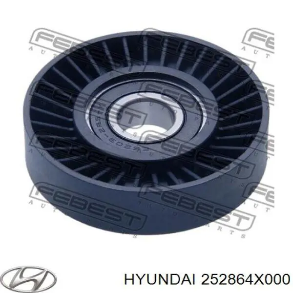 Polea inversión/guía, correa auxiliar servicios Hyundai/Kia 252864X000 precio, desde 16,50 EUR