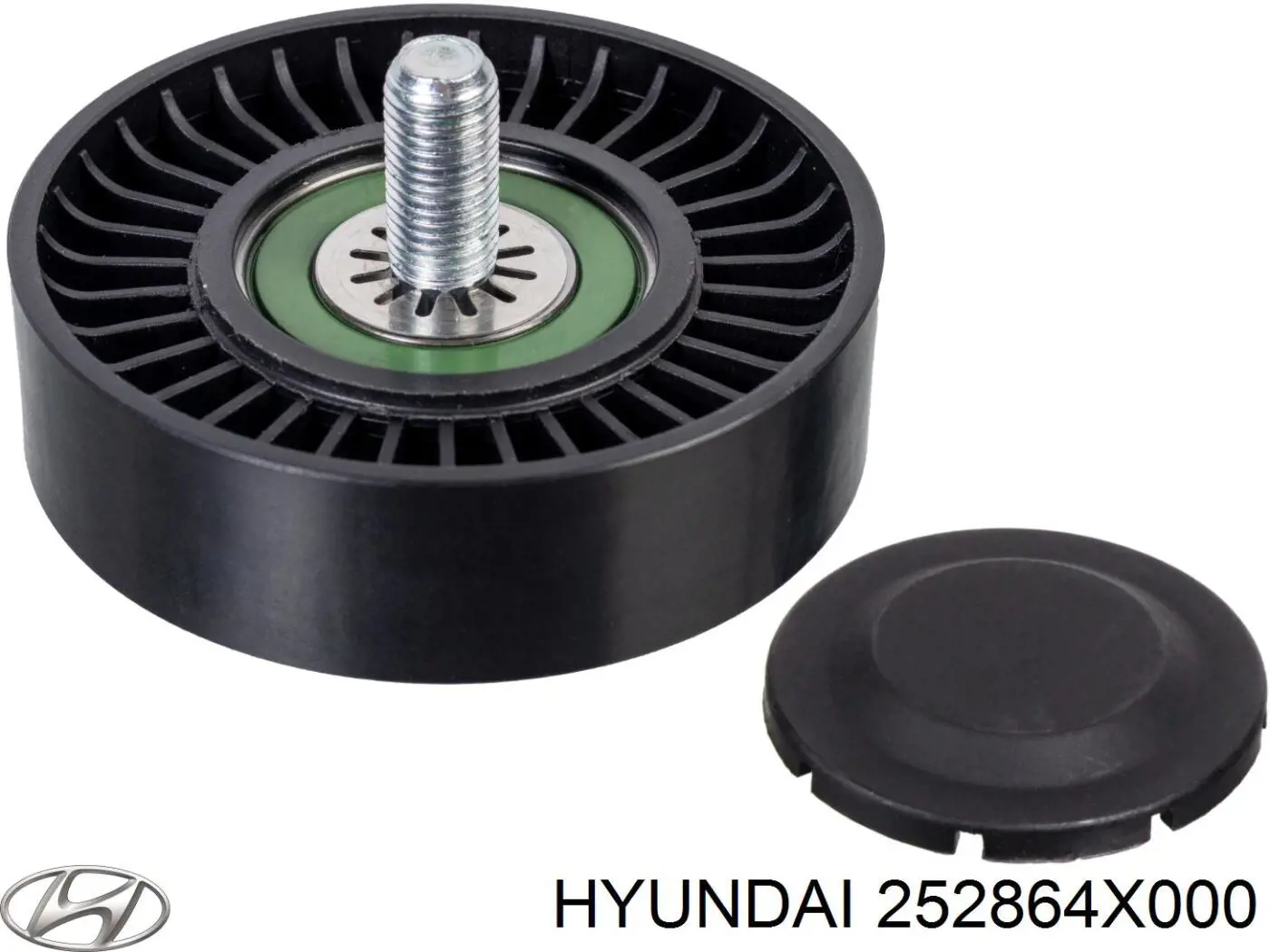 252864X000 Hyundai/Kia Polea guía correa poli V