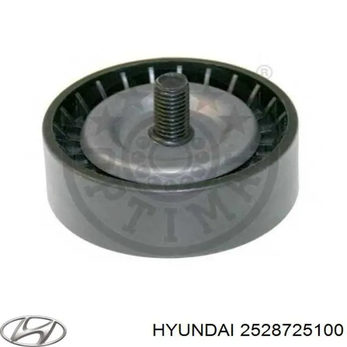 Polea inversión / guía, correa poli V 2528725100 Hyundai/Kia