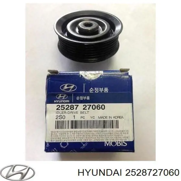 Polea inversión/guía, correa auxiliar servicios Hyundai/Kia 2528727060 precio, desde 20,84 EUR