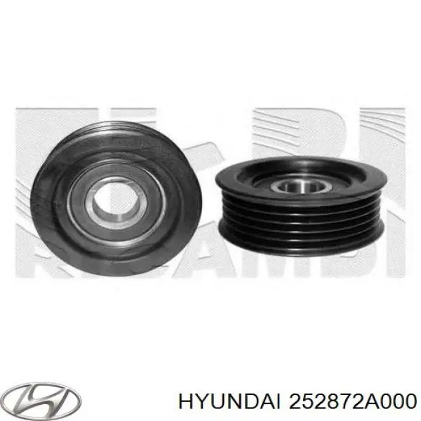 Polea inversión/guía, correa auxiliar servicios Hyundai/Kia 252872A000 precio, desde 14,63 EUR