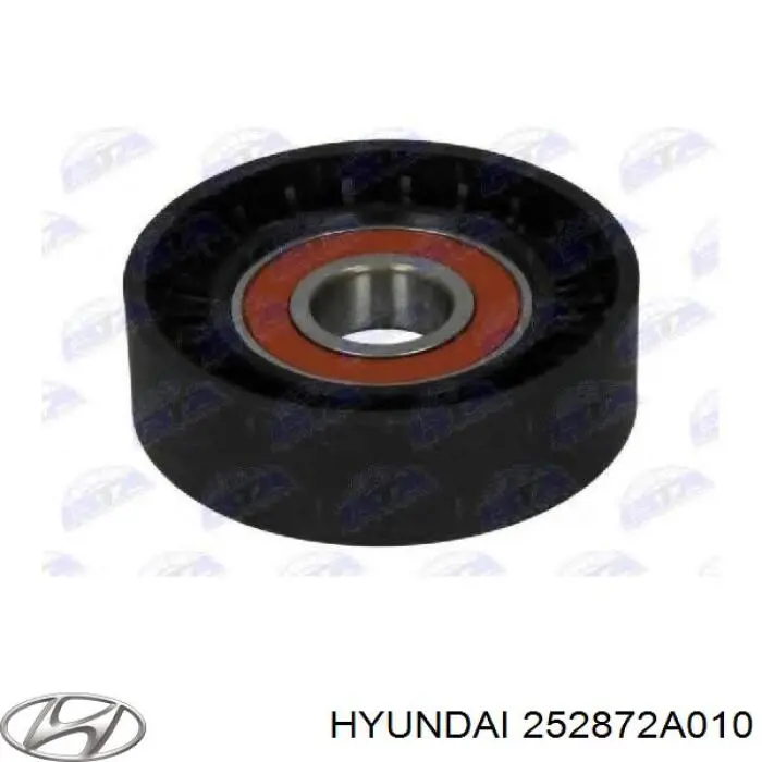 252872A010 Hyundai/Kia polea inversión / guía, correa poli v