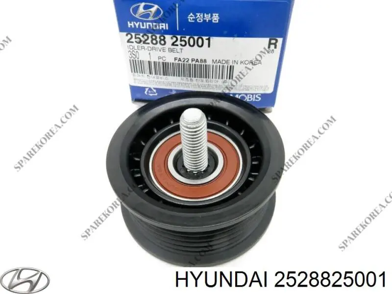 Comprar 2528825001 Hyundai/Kia Polea inversión/guía, correa poli V