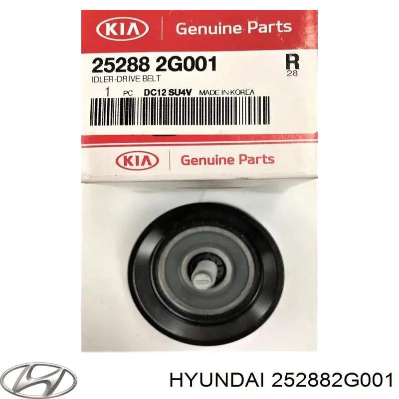 252882G001 Hyundai/Kia Polea guía correa poli V