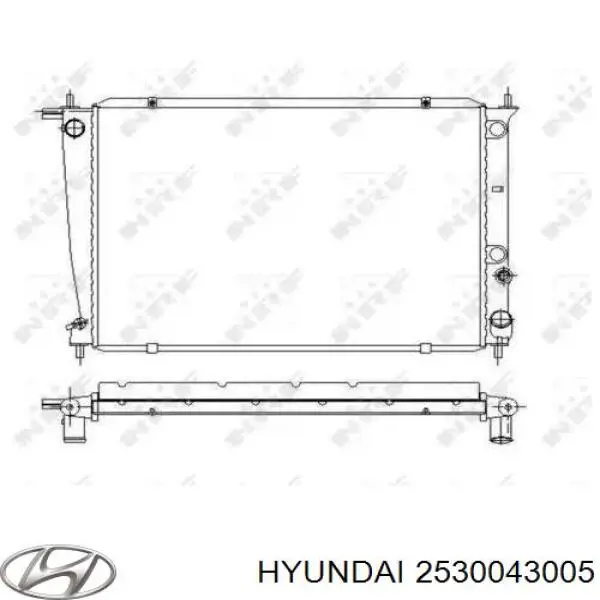 Água radiador Hyundai/Kia 2530043005 precio, desde 100,77 EUR