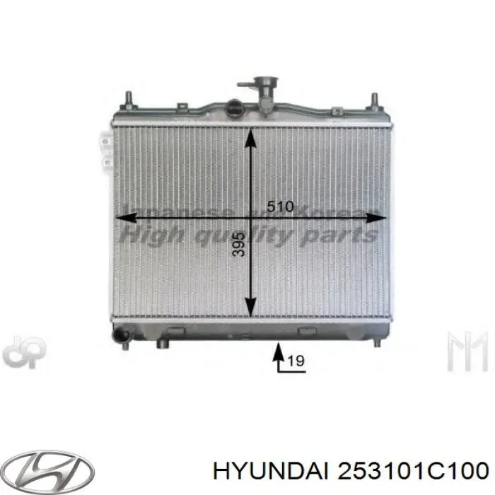 Água radiador Hyundai/Kia 253101C100 precio, desde 73,34 EUR