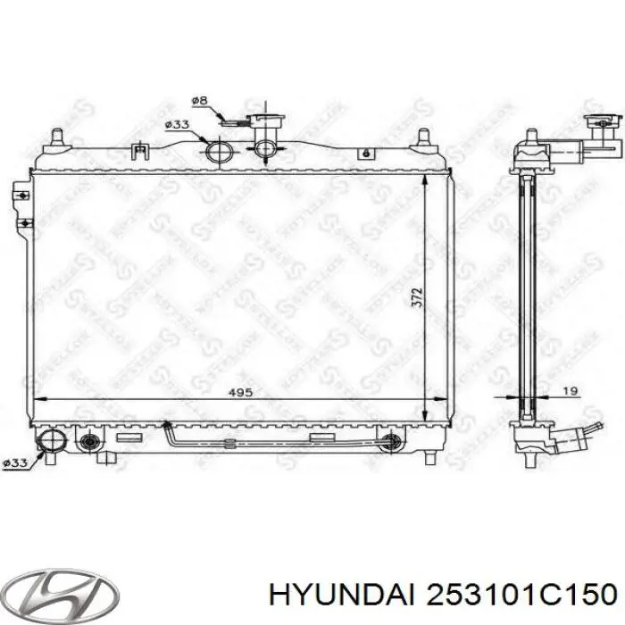 253101C150 Hyundai/Kia radiador