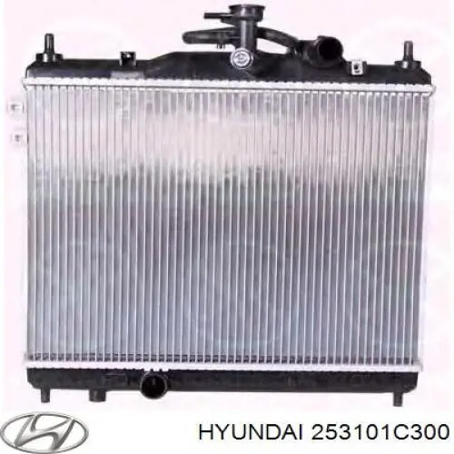 253101C300 Hyundai/Kia radiador