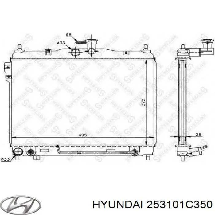 Comprar 253101C350 Hyundai/Kia Radiador de auto