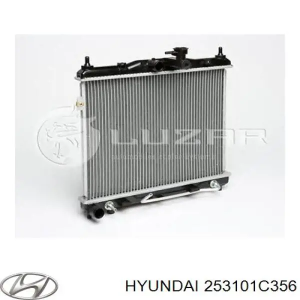 253101C356 Hyundai/Kia radiador