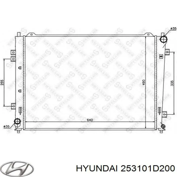 253101D200 Hyundai/Kia radiador