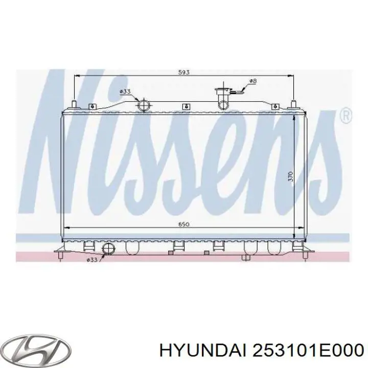 Água radiador Hyundai/Kia 253101E000 precio, desde 73,48 EUR