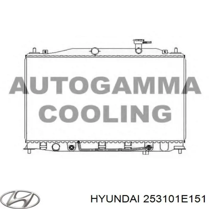 Comprar 253101E150 Hyundai/Kia Radiador de auto