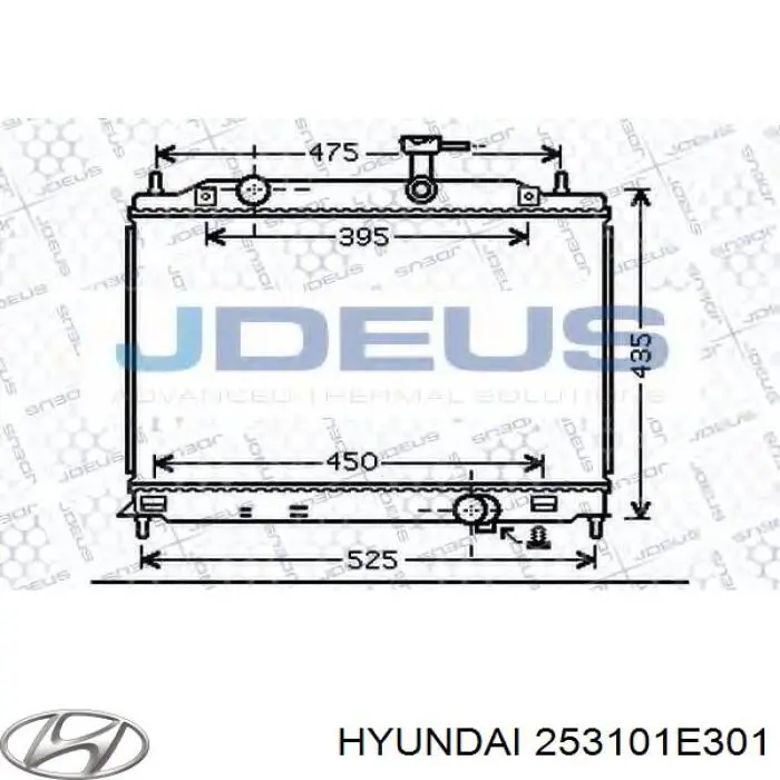 Comprar 253101E301 Hyundai/Kia Radiador de auto
